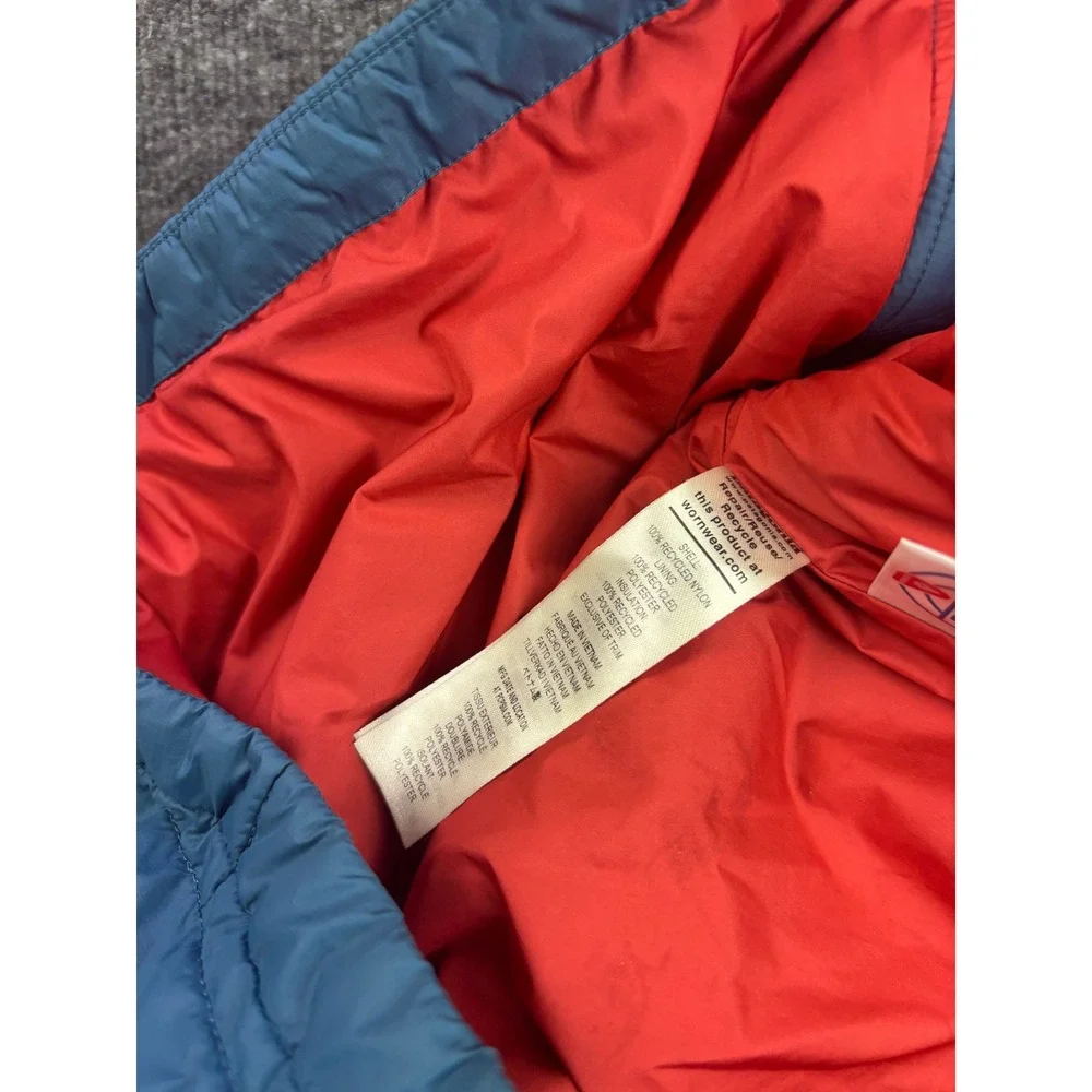 Patagonia Nano Puff Jacket Kids XXL 16-18 Blue Primaloft Quilted Puffer